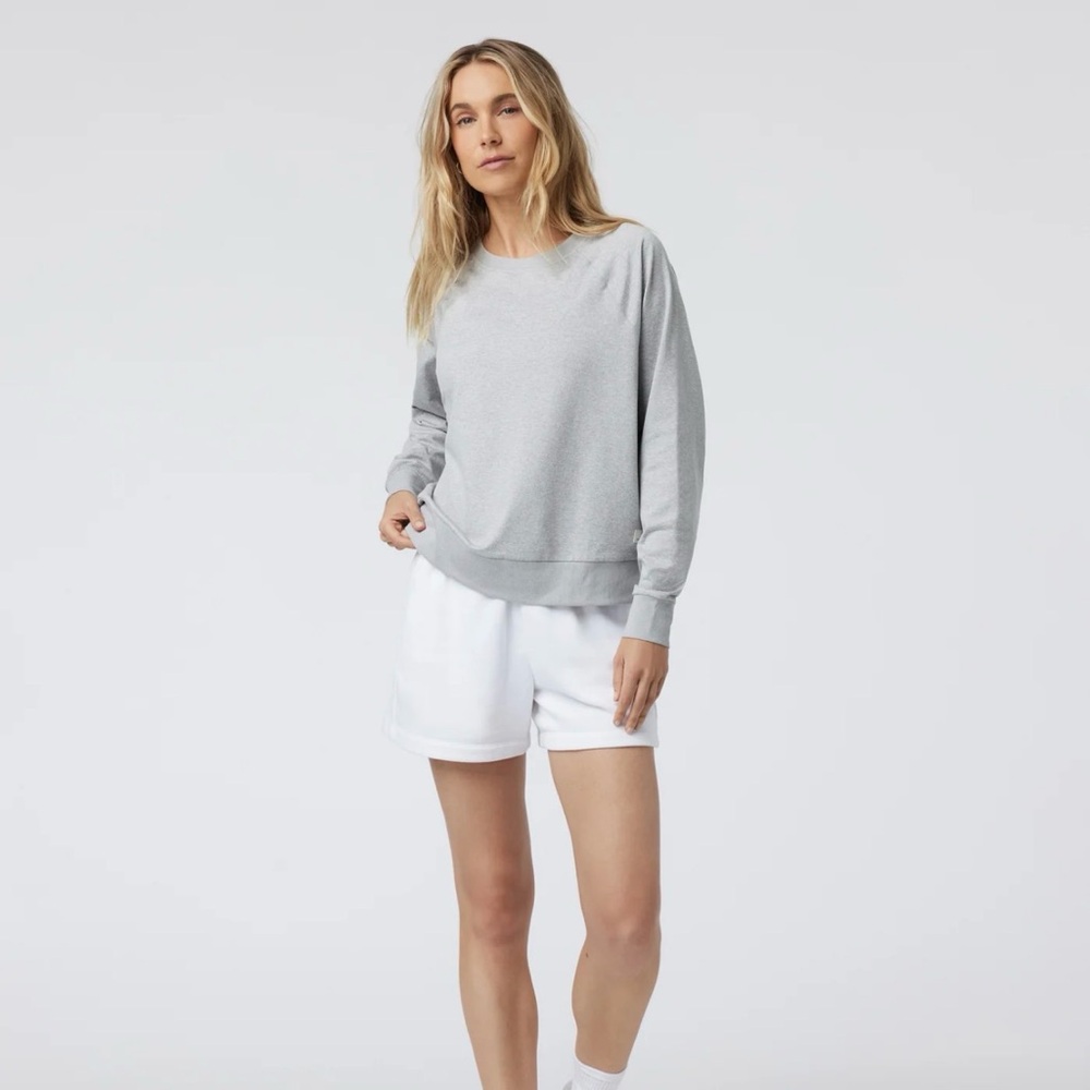 Vuori long sleeve halo crew - small - rust - Picture 4 of 4